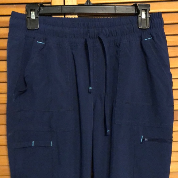 Scrubstar indigo scrub pants small petite - Picture 1 of 5